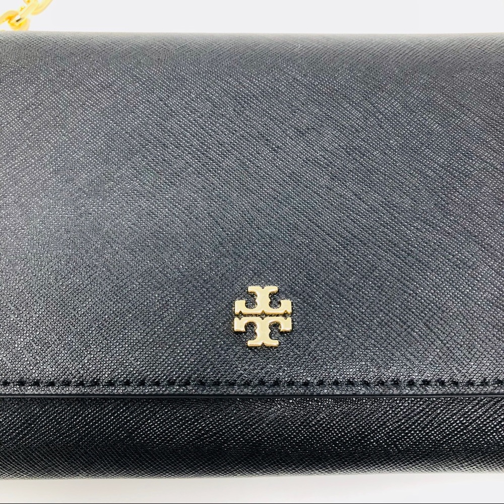 TORY BURCH BLACK WALLET ON CHAIN - Picture 8 of 8